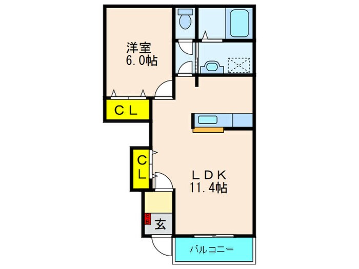 ピュアファウンテンヴィラⅡの物件間取画像