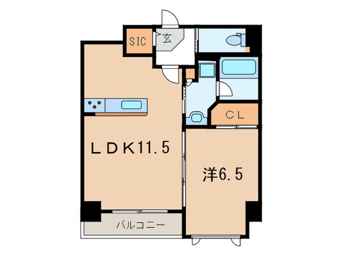 ＬＡＦＦＩＣＥ住吉本町の物件間取画像