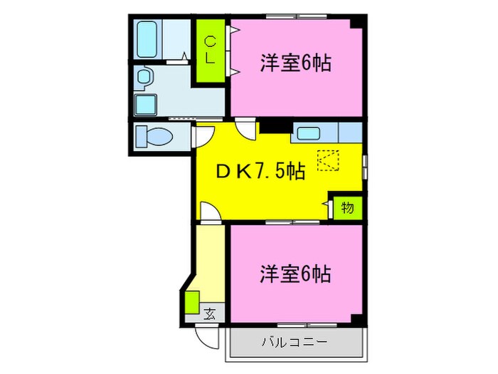 ミシュカーンの物件間取画像