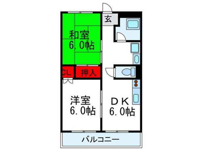物件間取画像