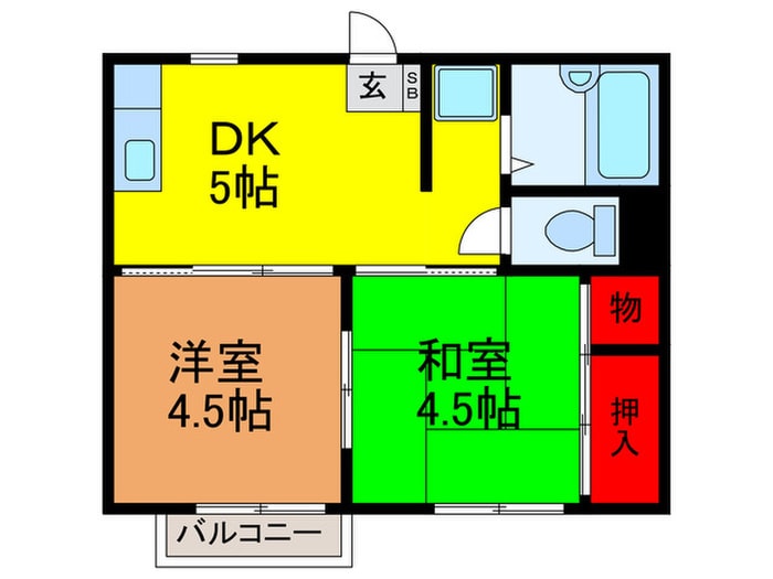メゾン静の物件間取画像