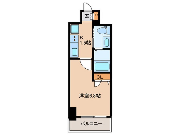 ｴｽﾃﾑｺｰﾄ梅田・天神橋Ⅲｱｳﾞｧﾝﾃの物件間取画像