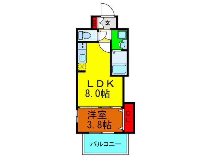 シェリロ香里園の物件間取画像