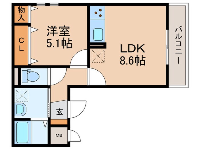 グラシオッソの物件間取画像
