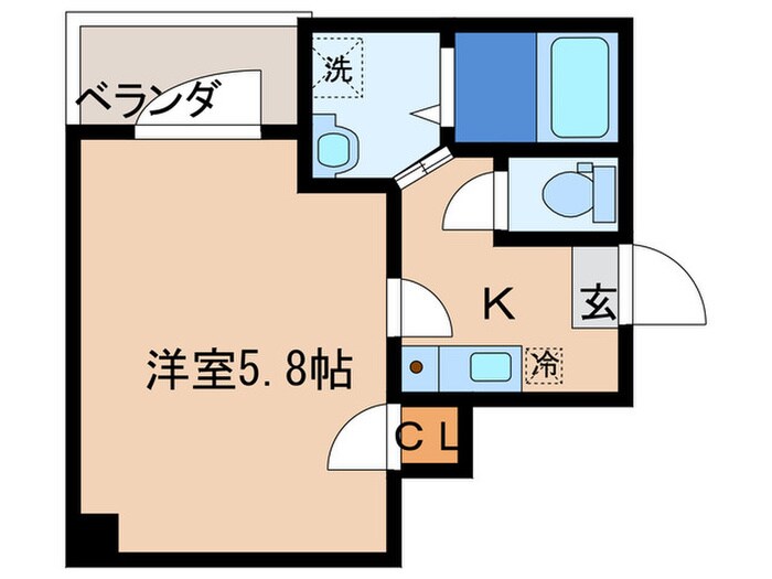 GARNETRESIDENCEMIYAの物件間取画像