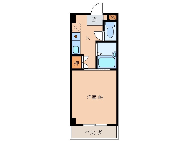 エンジェリ寿の物件間取画像