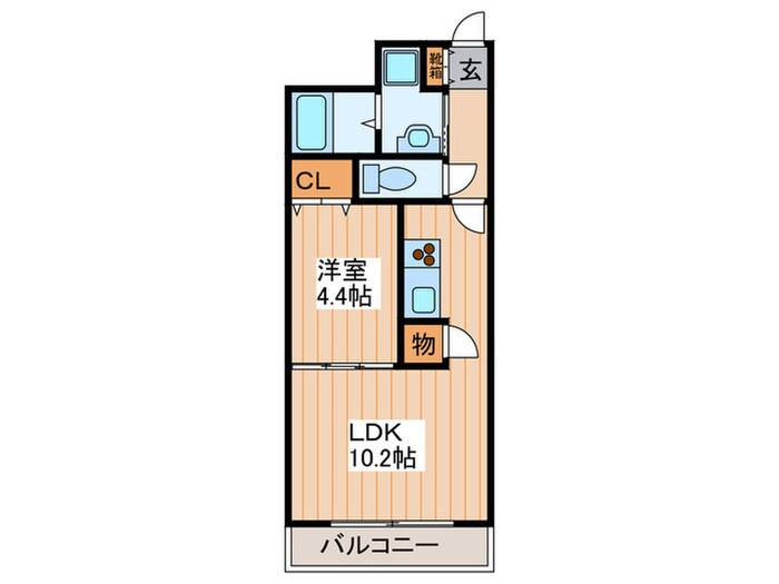 マンショングレースの物件間取画像