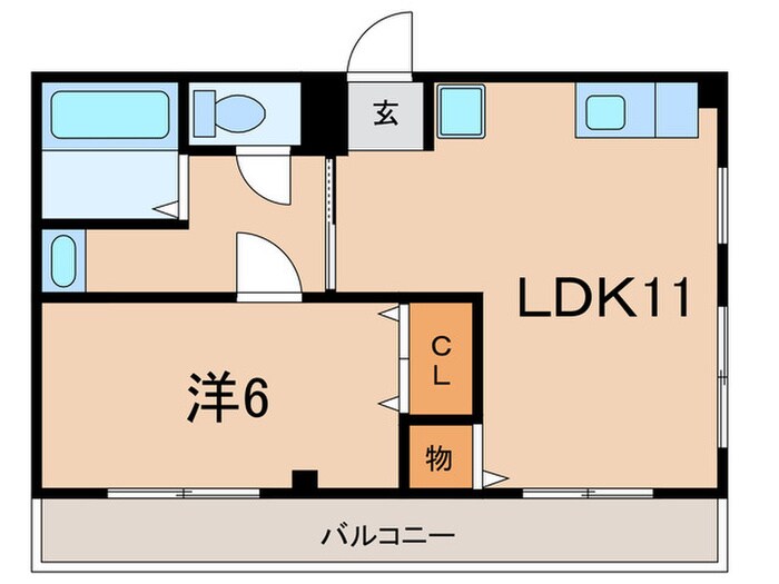 アリーザ武庫之荘の物件間取画像