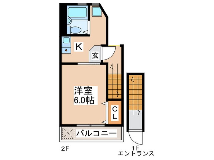 コ－ポＮＡＫＡＭＵＲＡの物件間取画像