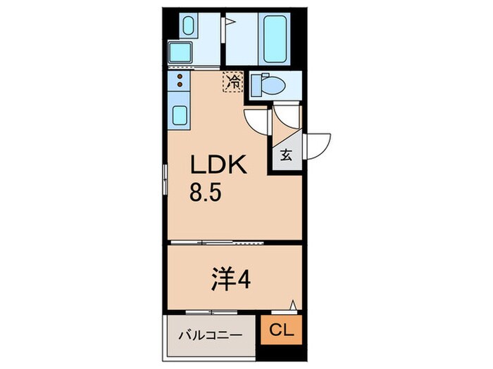 CRASTINE魚住町の物件間取画像