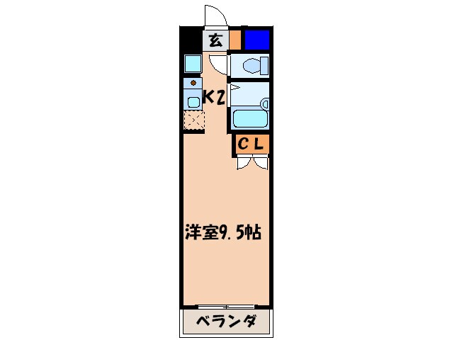 クレア－ルの物件間取画像