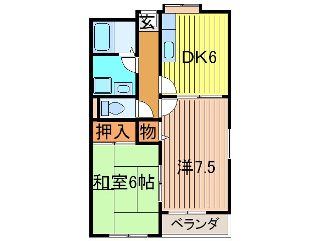 ＣＡＳＡてしまＰＡＬＡＣＥの物件間取画像