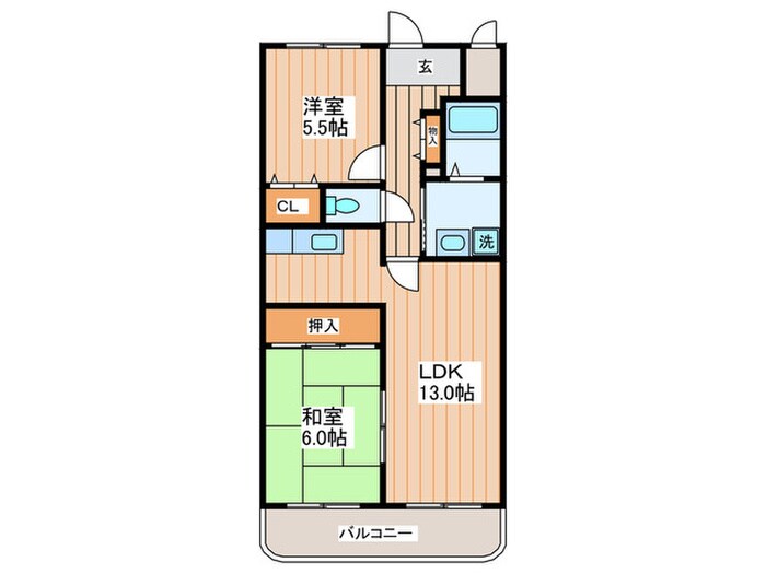 ラフィーネ香里園の物件間取画像