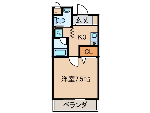 グランベール・京口の物件間取画像