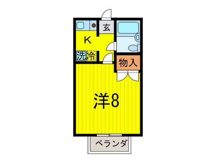 ハイム山喜の物件間取画像