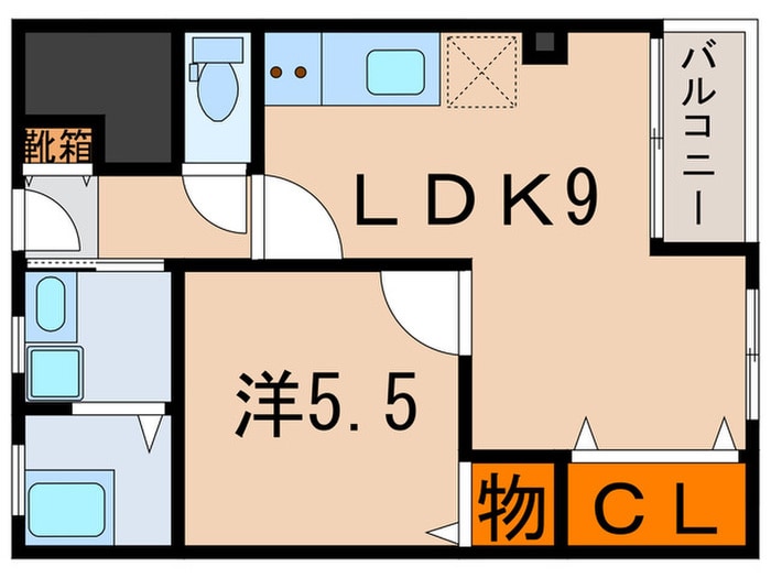 大桝マンションの物件間取画像