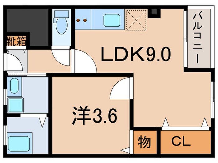 大桝マンションの物件間取画像