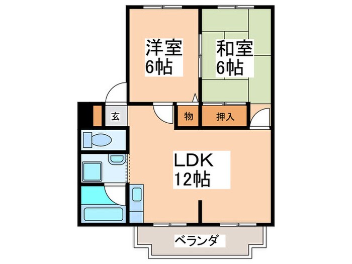 ア－バン春日の物件間取画像
