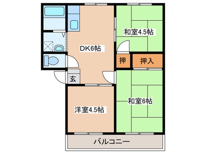 パナホ－ム京谷の物件間取画像