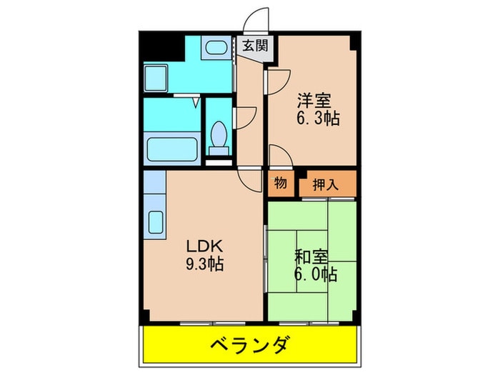 メゾン山下の物件間取画像