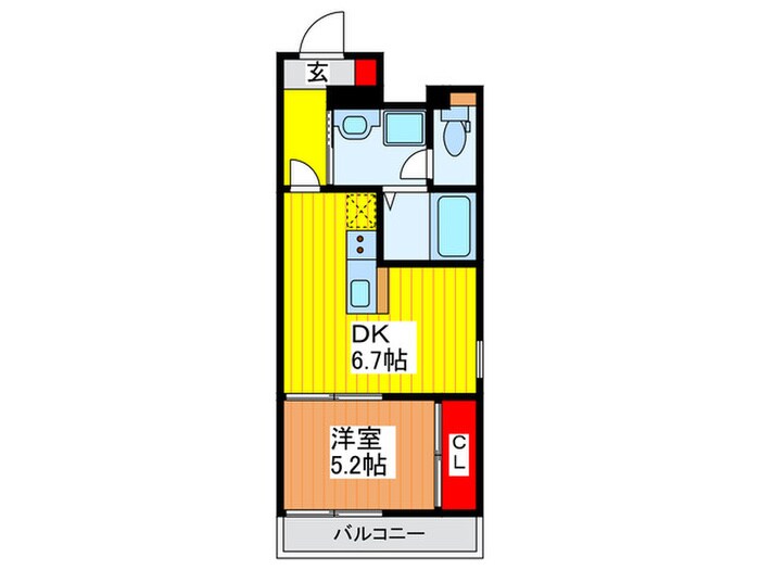 GARDENIA鶴見の物件間取画像