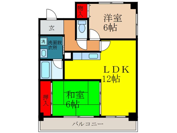 スプリング・リバーⅡの物件間取画像