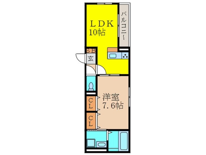 グレイスコート神戸住吉の物件間取画像