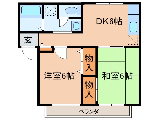 ルミエ－ル・タバタの物件間取画像