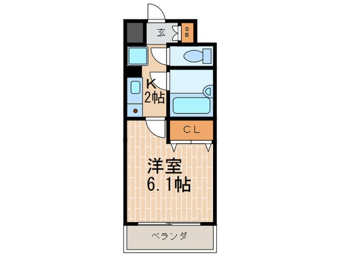 サンパティ－ク南塚口の物件間取画像