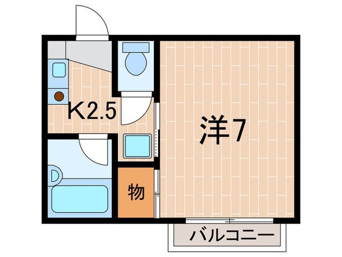 エステ－トＡＭＩの物件間取画像