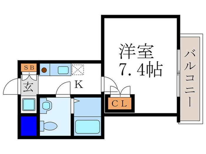 ソ－シア西院の物件間取画像