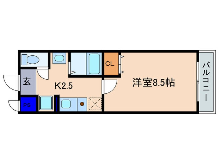 メゾングレ－ス野洲の物件間取画像