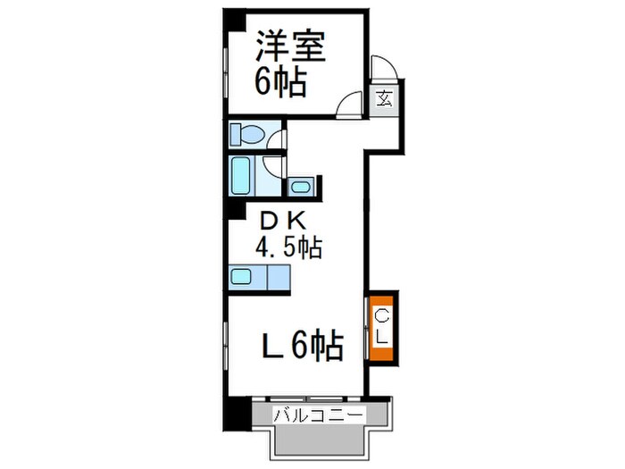 横井第6ビルの物件間取画像