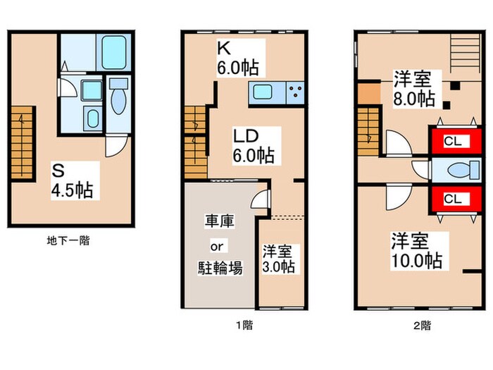仮）天王寺区細工谷２丁目の家の物件間取画像