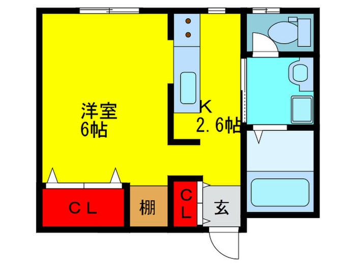 JPアパートメント守口の物件間取画像