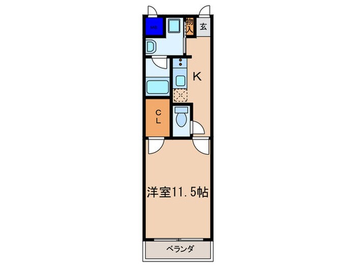 ＫＡＩＳＥＩ北梅田(302)の物件間取画像