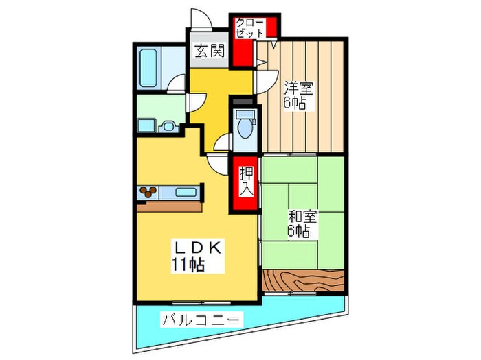 物件間取画像