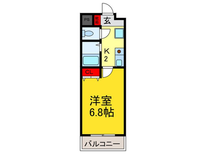 西山本ハイツの物件間取画像