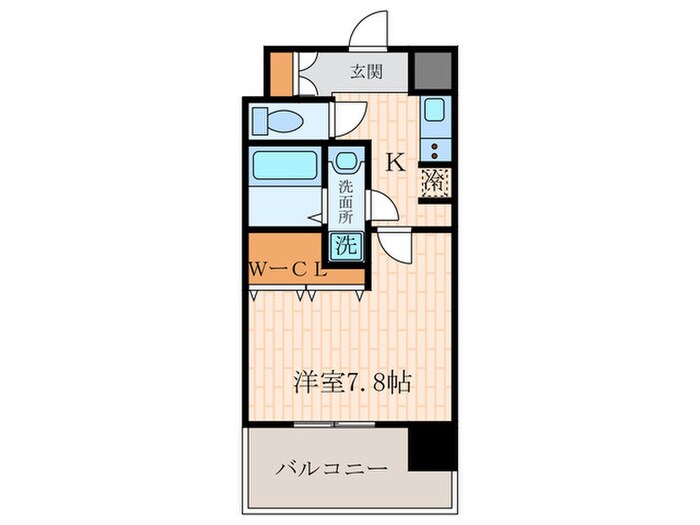 エクセルコート十間タワーの物件間取画像