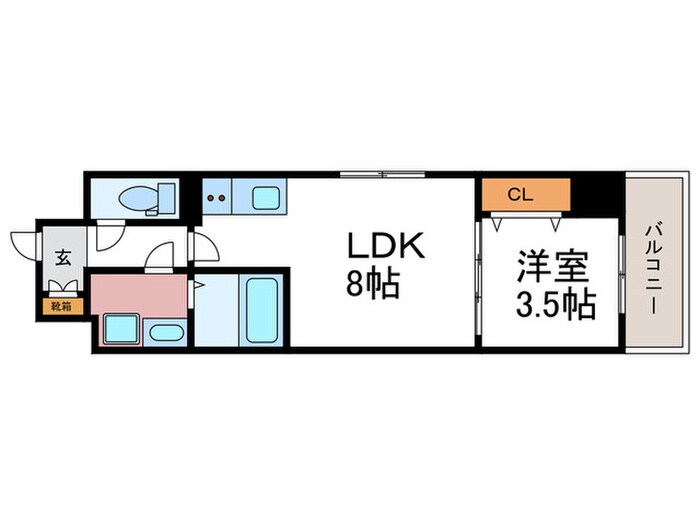 仮)CRESTTAPP京都西京極dex(604)の物件間取画像