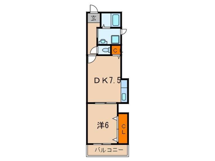 グレードタイム六甲の物件間取画像