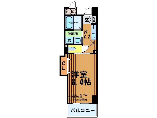 グランルージュ城東の物件間取画像