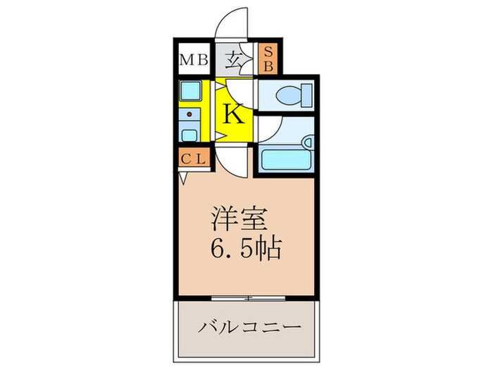 ダイアパレス新大阪宮原(1305)の物件間取画像