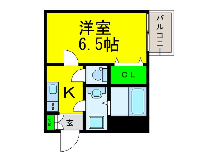 RaysProduct西住之江adamUの物件間取画像