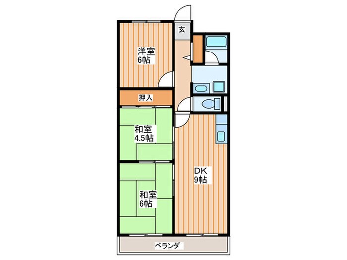 マンション富士　ＮＯ．２の物件間取画像