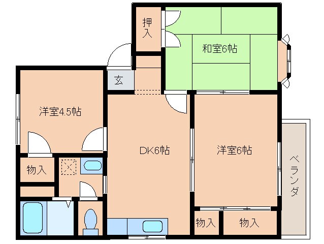 グレ－スＢの物件間取画像