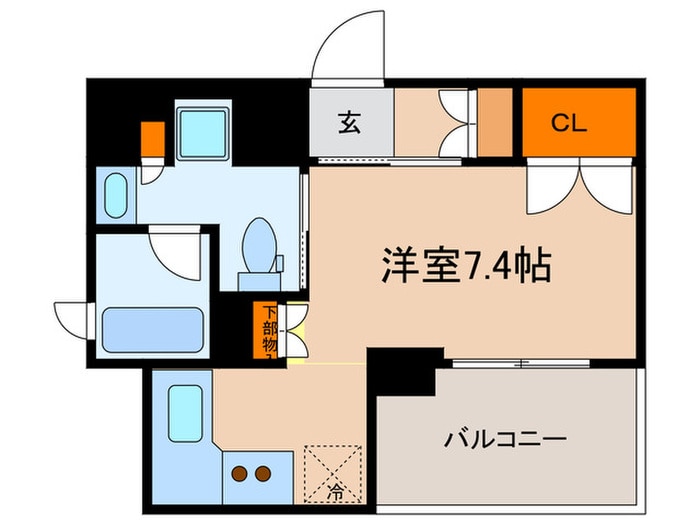 リ－ガル神戸三宮山手(403)の物件間取画像