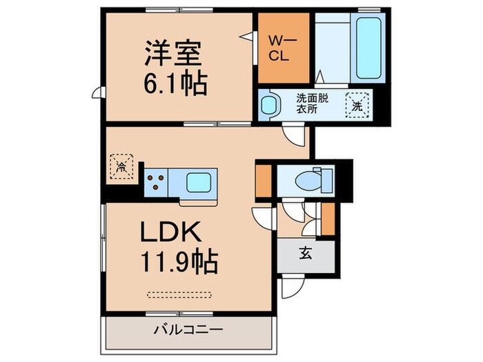 ダンデライオンの物件間取画像