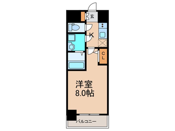 アルグラッド福島SOUTHの物件間取画像