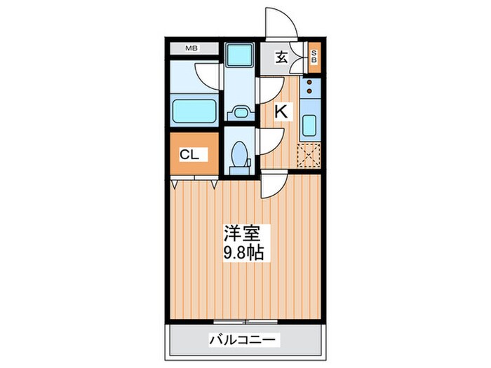 フリーディオ門真Ⅲの物件間取画像